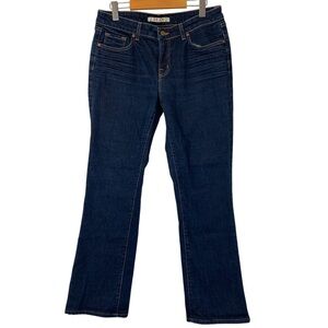 J Brand Curvy Fit Bootcut Jeans Womens 32 Blue Ink Dark Wash Midrise